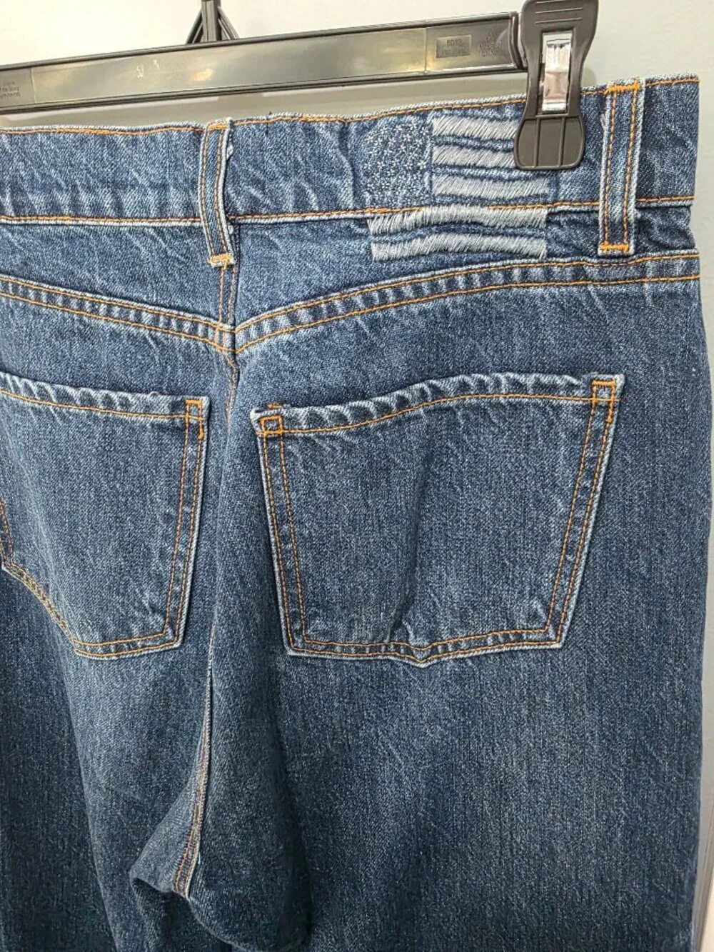 Revice Patchwork Jeans‎ Women’s Size 28 Made in USA Straight Leg High Rise